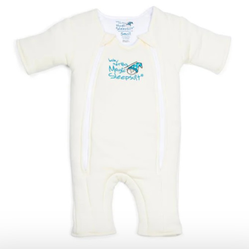 Cream Baby Merlin’s Magic Sleepsuit | Soft 100% Cotton Infant Sleepsuit
