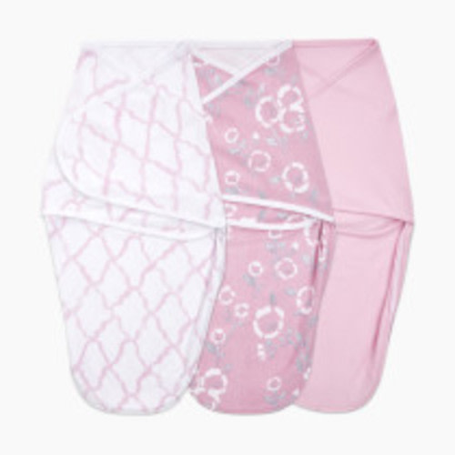 Aden + Anais Essentials Cotton Wrap Swaddles (3 Pack) - Stencil, 0-3 Months, 3