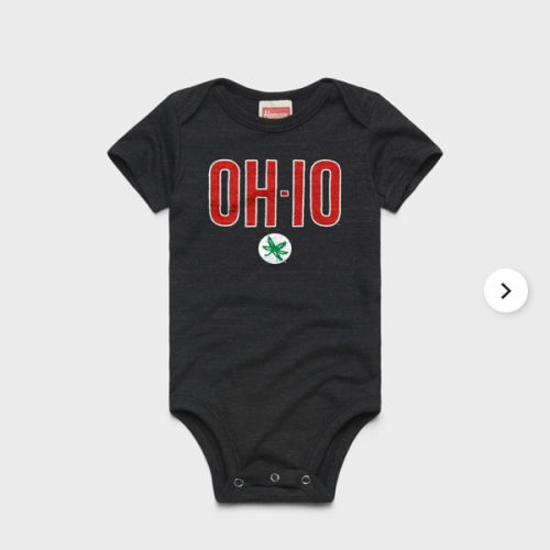 OH-IO Buckeye Leaf Baby One Piece