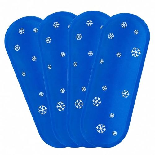 4 Pcs Small Breastmilk Ice Packs for Breastmilk Storage, Gel Ice Packs for Breast Milk Keeps Breast Milk Fresh, Perfect for Cooling Milk, Camping, Picnics, Lunchboxes or Injury Relief
