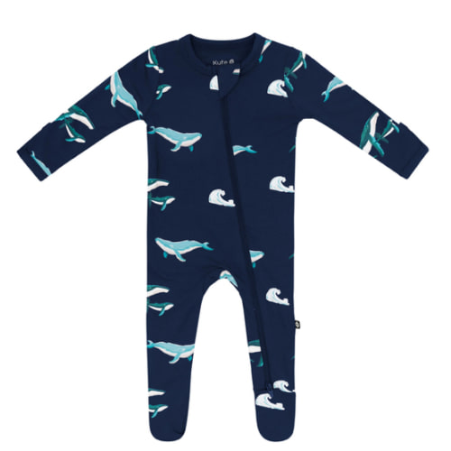 Zippered Footie in Humpback