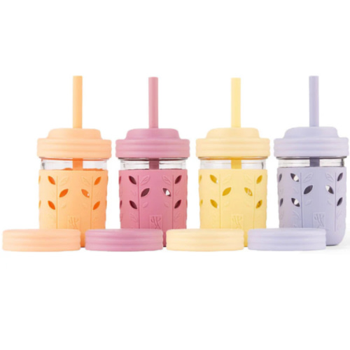 8oz Glass Mason Jar Drinking Tumblers + Food Storage