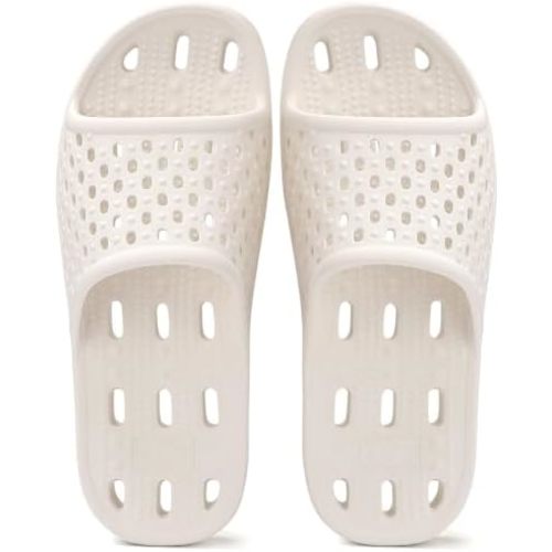 Aoowoll Shower Shoes for Men and Women Non-Slip Sandals Bathroom Slippers