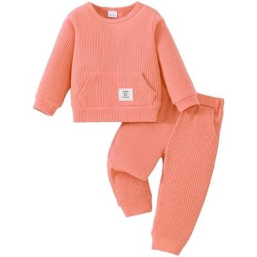 Weebaby Toddler Girl Clothes Infant Girl Sweatsuit Baby Pant Set Outfits Fall Winter Clothing Little Clothes for Girl