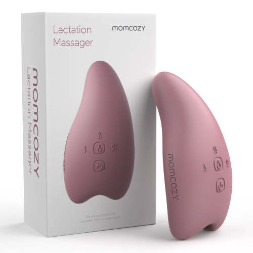 Momcozy Warming Lactation Massager for Breastfeeding Support 6 Vibration Modes, for Breast Pump A1