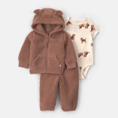 Baby Boy Carter's 3-Piece Hoodie, Bodysuit & Pants Layering Set