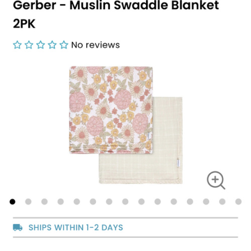Gerber - Muslin Swaddle Blanket 2PK – Little Canadian
