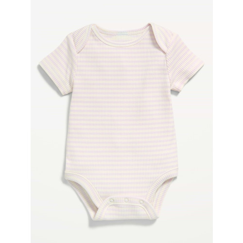Short-Sleeve Ribbed Bodysuit for Baby