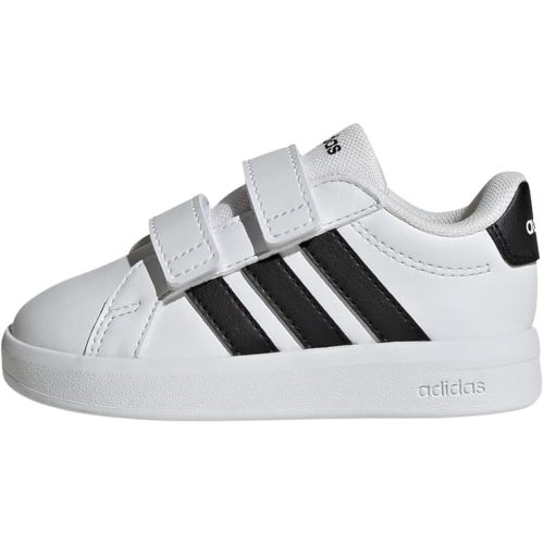 adidas Unisex-Baby Grand Court 3.0 Cf I, White/Black, 4