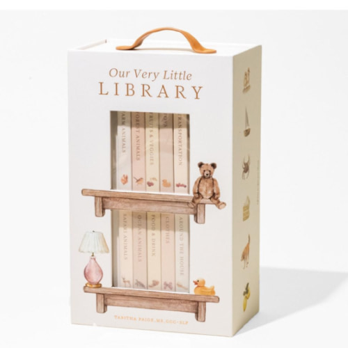 Our Very Little Library Board Book Set: A Foundational Language Vocabulary Board Book Set for Babies (Tabitha Paige Children's Book Series)