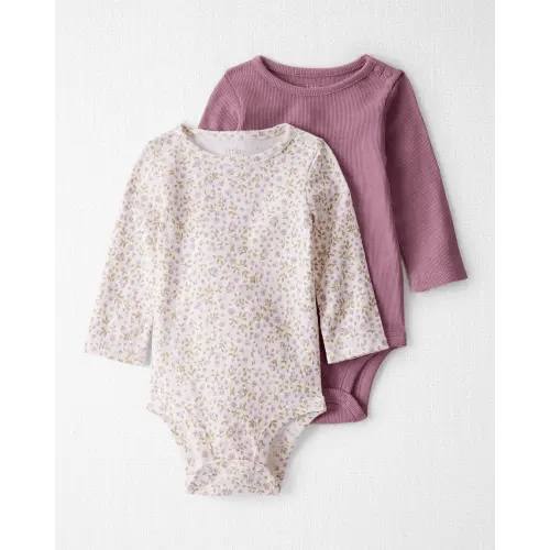 Baby Girl 2-Pack Organic Cotton Bodysuits - Little Planet | Carter's