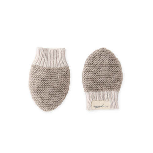 Wool Knit Mitten - Portobello
