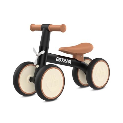 Gotrax Baby Balance Bike, 7" Silent Wheels, First Gift for Toddlers 1-2 | Sturdy Steel Frame, Quick 2-Min Assembly, CPC Certified, Soft Edges, Comfy PU Seat, Lightweight, Max 66 lbs, Ride-on Toy