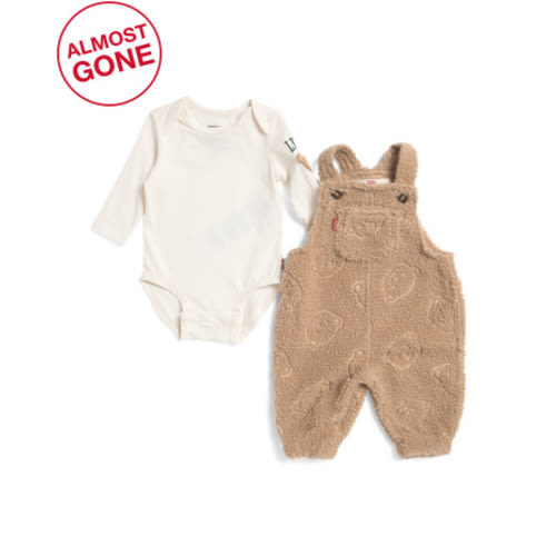 Newborn Boys Cozy Overalls Set | Kids & Baby | T.J.Maxx