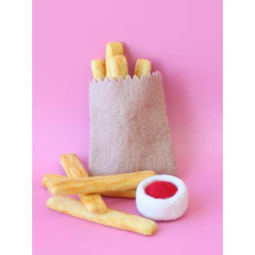French Fries - Felt Pretend Play Food