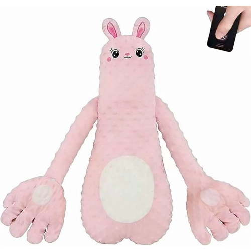 KANOHENO Patting Pillow Soother,Comfort Cushion with 3 Adjustable Modes,Interactive Plush for Home Decor,Car Seat,Bedtime & Travel