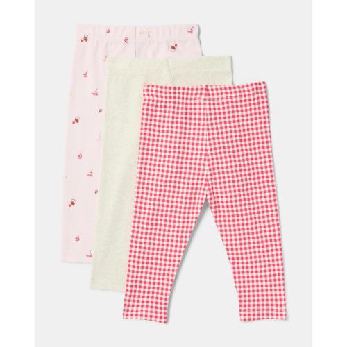 3 Pack Print Leggings - Kmart