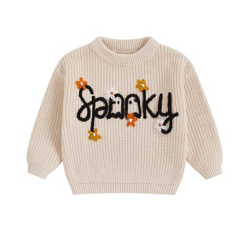 Baby Girl Boy Halloween Outfit Toddler Sweater Long Sleeve Warm Knit Pullover Fall Winter Clothes