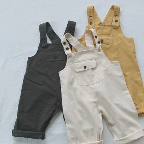 Boho Solid Denim Overalls – The Boho Bebe