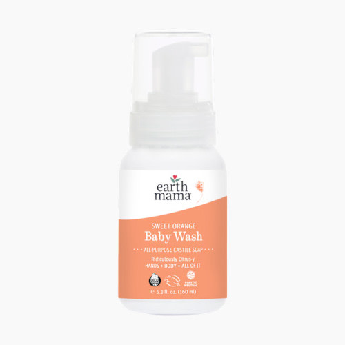 Earth Mama Baby Wash - Sweet Orange, 5.3 Fl Oz