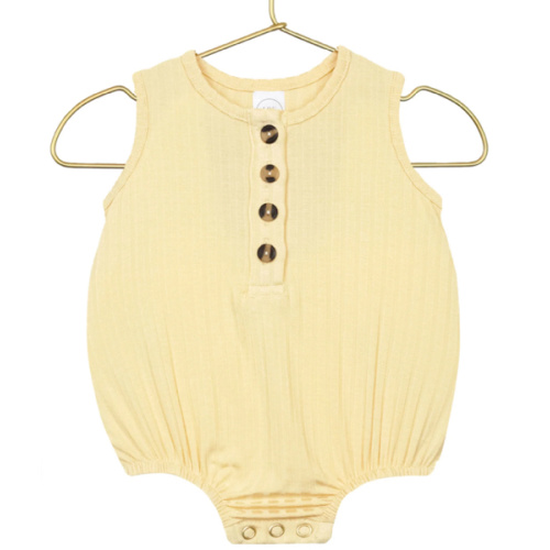 Birdie Ribbed Bubble Romper