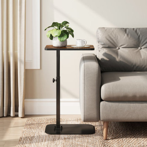 17 Stories Adjustable Swivel C-side Table with Height Control & Reviews | Wayfair