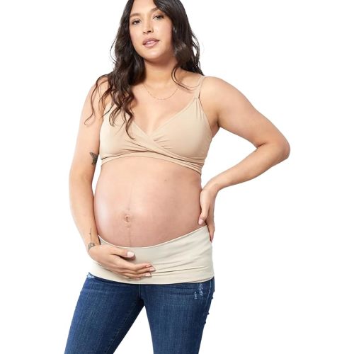 Ingrid & Isabel Bellaband - Seamless Maternity Belly Band for Women - Essential Pregnancy Postpartum Jeans & Pants Extender