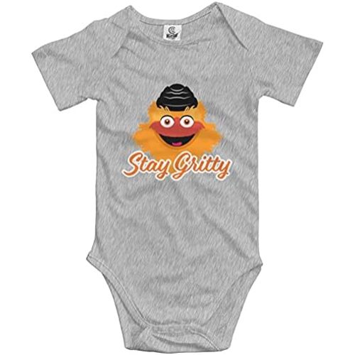 Stay Gritty Short Sleeve Baby Bodysuit Toddler Rompers Onesie for Girls Boys