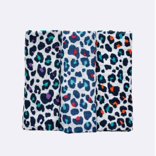 Sensory Muslins (3-Pack) - Leopard (for 5+ months)