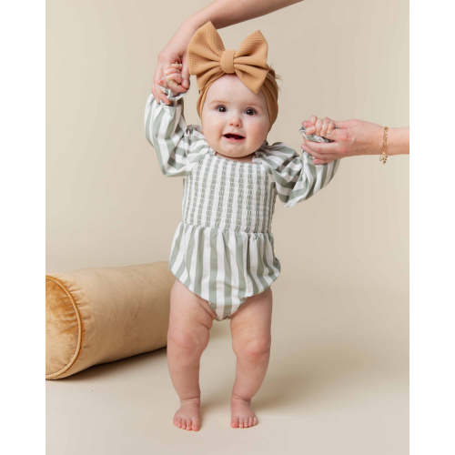 Grow With The Flow Smocked Bubble Romper