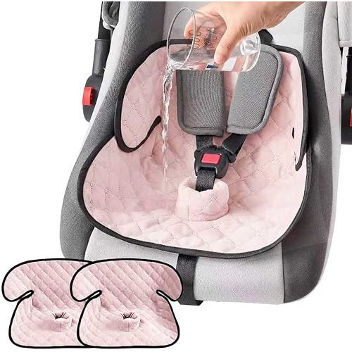 2 Pack Waterproof Piddle Pads Carseat Potty Training Car Seat Protector Waterproof Car Seat Liner Cover to Prevent Pee