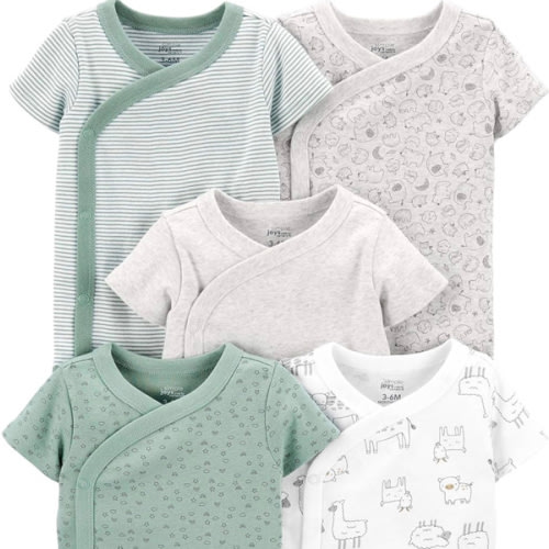 Simple Joys by Carter's unisex-baby 5-pack Side Snap Short-sleeve Bodysuit