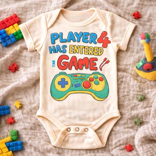Player 4 Baby Bodysuit