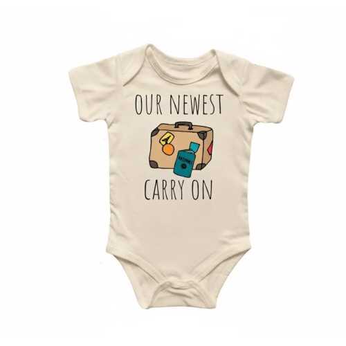 Travel Adventure Baby Onesie® Newborn Cotton Bodysuit Baby Shower Gift