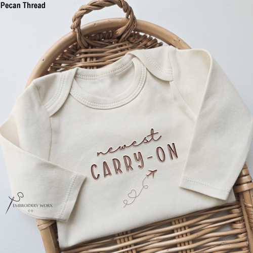 Embroidered Newest Carry On ONESIES® brand