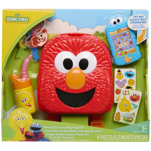 Sesame Street, Kids Toy Set, 7-piece Bag, Dress Up Pretend Play