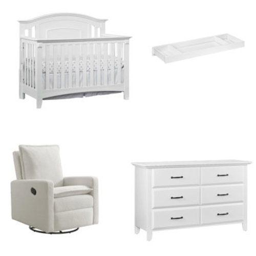 Oxford Baby Convertible 4 -Piece Nursery Furniture Set & Reviews | Wayfair
