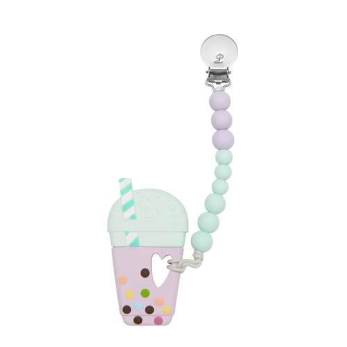 Pacifier Clip Teether Set - Lilac Mint