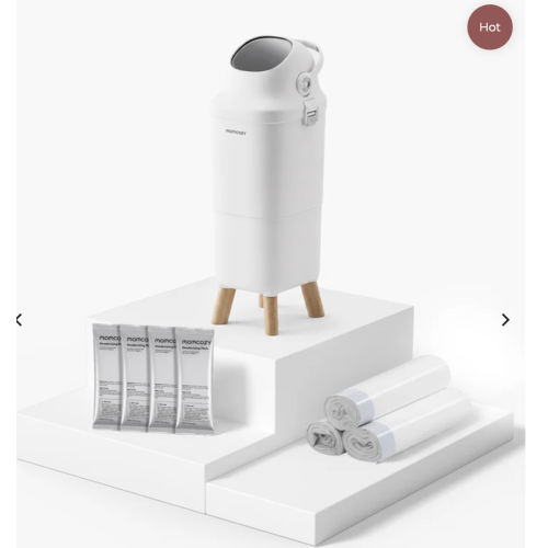 Diaper Pail Bundle: Diaper Pail + 45 Trash Bags + 4 Deodorizer Packs