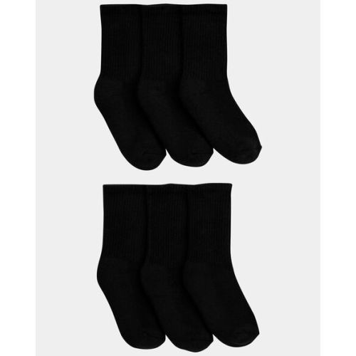 Toddler Boy 6-Pack Crew Socks - Black | Carter's