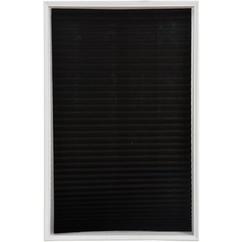 Amazon.com: Temporary Blinds, Vertical Pleated Blinds No Drilling Self Adhesive Blinds Easy to Install Fits Blinds Window Roller for Bathroom Kitchen Living Room Office Window (Black, 60 * 150cm) : Home & Kitchen