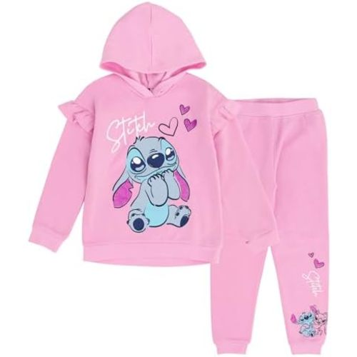 Disney Girls' Fleece Hoodie and Jogger Set for Baby & Kids