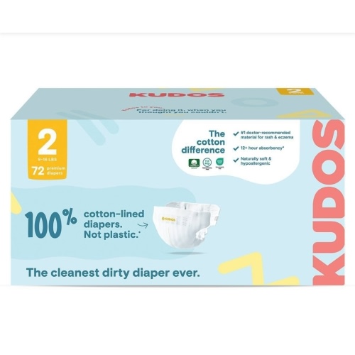 Kudos Chlorine Free Cotton-Lined Disposable Diapers