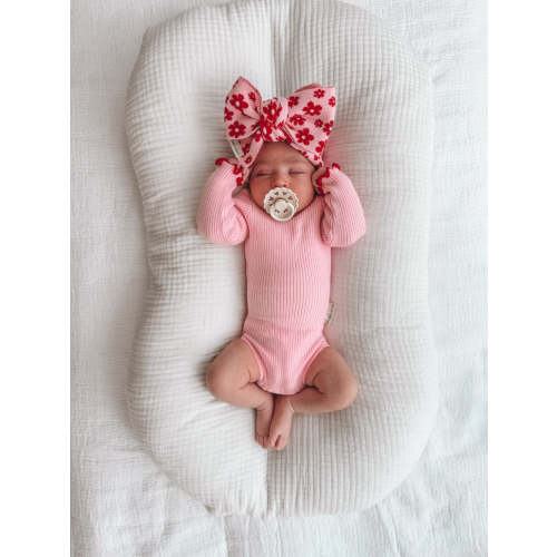 Índigo Dreams - Cherry Pink Frill Neck Bodysuit