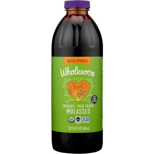 Wholesome FT Organic Molasses 32oz Bottle, 1-Pack