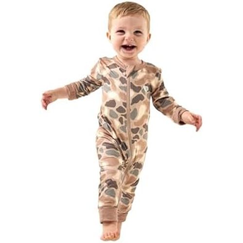 Burlebo Baby Zip Up – Soft Performance Fabric with Fold-Over Cuffs