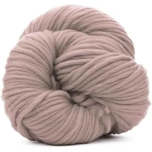 Revolution Fibers | Premium Super Bulky Merino Wool | 100-Grams Chunky Weight, Thick Wool for Knitting, Crochet, Baby Blanket, Dyed, Felting, Weaving, Mink Tan