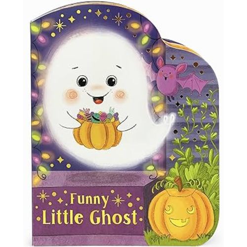 Funny Little Ghost - Halloween Ghost-Shaped Board Book