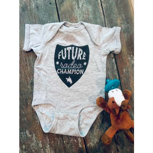 Future rodeo champion baby onesie