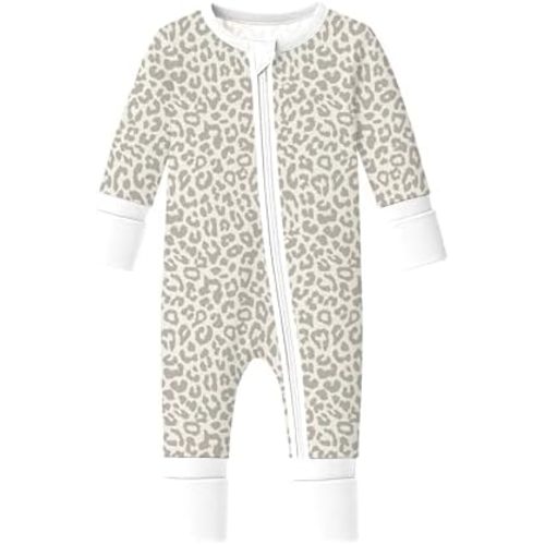 ITSY BITSY BOUTIQUE Viscose Bamboo Baby Pajamas - Boys and Girls Footie Sleeper Convertible 2-Way Zipper Sleeper